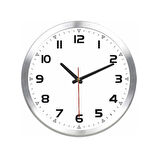 METAL DAYANIKLI MODERN DUVAR SAATİ 30X30 CM