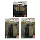 Yamaha X-Max 400 Ön ve Arka Fren Balata Takım Brenta BR44