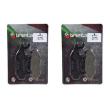 Kawasaki Z 250 Ön ve Arka Fren Balata Takım Brenta BR52