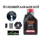 Scooter 50-80cc Yarım Ön Varyatör Yağlı Bakım seti Motul 7100 10w40 M1923