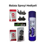 Sym Fiddle 3 125 (2019-sonrası) Ön ve Arka Fren Balata Takımı Balata Spreyi Hediyeli  OR02