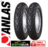 Anlas 3.50-10  Ön Arka Lastik Takım IRC MB 79 2025 Üretim Yerli Üretim MN0182