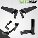 Yamaha Xmax 300 Modifiye Seti-Siyah-Karbon Naked-Md06962
