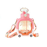 Matara Ayıcık Sevimli Matara 1000 Ml Pembe