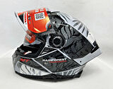 MT Thunder 4sv Rainforest C2 Şefaf Vizörlü Kask Parlak Renk XL
