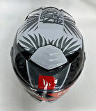 MT Thunder 4sv Rainforest C2 Şefaf Vizörlü Kask Parlak Renk XL