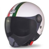 FR612 Italy Motosiklet Kaskı Güneş Vizörlü Yarım Açık Motorcu Kask