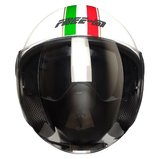 FR612 Italy Motosiklet Kaskı Güneş Vizörlü Yarım Açık Motorcu Kask