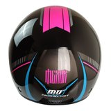 FX101 Pink Women Motosiklet Kaskı Yarım Açık Kadın Motorcu Kask