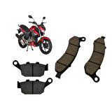 Mondial Drift L 125 Fren Balata Takımı Ön Ve Arka
