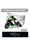 Mobylette Bionik  Uyumlu Motor Motosiklet Brandası Gümüş Prestij Serisi