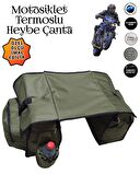 MOTOSİKLET HEYBE ÇANTASI TERMAL TERMOSLU CEPLİ 