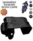 MOTOSİKLET HEYBE ÇANTASI TERMAL TERMOSLU CEPLİ 