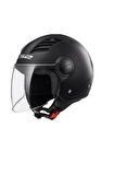 Kopya - Aırflow Mat Siyah Motosiklet Açık Kask