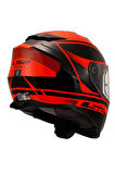 Storm 2 Dodger Neon Turuncu Kapalı Motosiklet Kaskı