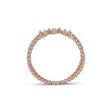 Altın Rose Renk Minimal Pırlanta 0,24 Karat Yüzük 