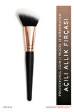 Kifi 011 Premium Açılı Allık Ve Kontür Makyaj Fırçası