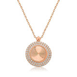 MuI MuI Gümüş Rose Oval Fırfır Bayan Kolye