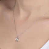 MuI MuI Swarovski Taşlı Gümüş Kalp Bayan Kolye