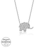 MuI MuI Swarovski Taşlı Gümüş Fil Bayan Kolye