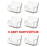 Masaüstü Şeffaf Kartvizitlik
