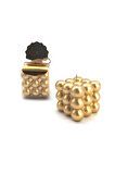 Bubble Küp Mum Gold Gümüş Siyah
