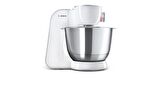 BOSCH Mutfak Makinesi MUM5 1000 W Beyaz, Gümüş