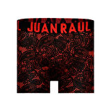 Munivy Juan Raul Etnik Motif Desenli Siyah Rahat Erkek Boxer