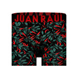 Munivy Juan Raul Biber Desenli Siyah Rahat Erkek Boxer