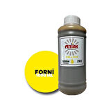 Feyink® Forni Ecosolvent Dijital Baskı Boyası Epson İ3200 Kafa Uyumlu Yellow (Sarı) -1000ml-							