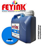 Feyink® Hp Z Serisi Plotter Pigment Kartuş Dolum Mürekkebi Z2100/Z5200/Z5400/Z5600/C (Cyan) -1000ml-