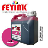 Feyink® Hp Z Serisi Plotter Pigment Kartuş Dolum Mürekkebi Z2100/Z5200/Z5400/Z5600/LM (Light Magenta) -1000ml-