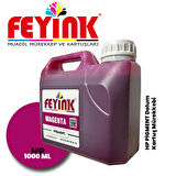 Feyink® Hp Z Serisi Plotter Pigment Kartuş Dolum Mürekkebi Z2100/Z5200/Z5400/Z5600/M (Magenta) -1000ml-