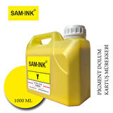 Feyink® Samink Canon Lucia Pro Serisi Plotter Pigment Kartuş Dolum Mürekkebi Y (Yellow) -1000ml-