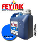 Feyink® Canon Lucia TM-TX Serisi Plotter Pigment Kartuş Dolum Mürekkebi PFI-310 PFI-710 C (Cyan) -1000ml-