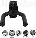 Gitar Bağlama Ukulele Duvar Askı Standı + Dübel ve Vida dahil