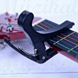 Chroma Kaliteli METAL Gitar Bağlama Saz Kaposu - Capo Kelepçe & Sağlam Metal