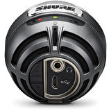 SHURE MV5 Dijital Kondenser Podcast & Home Office Mikrofonu -TR garanti-Gümüş