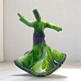 Seramik Dekoratif Semazen Biblo 22 CM Yeşil
