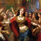 Movas Sanat Arap Kadınları | Elmas Mozaik Tablo | Mozaik Puzzle | 60x60 | E20204477