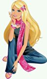 Movas Sanat Sanatsal Barbie Portresi / Mozaik Tablo / Mozaik Puzzle / 45X75-E20233812