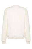 Regular Ekru %100 Pamuklu Yumuşak Basic Unisex Bisiklet Yaka Kalın Düz Baskısız Sweatshirt