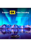 H96 Max 8k Ultra Hd Android 13 Dört Çekirdek Rk3528 Işlemci 4 Gb Ram 64 Gb Hafıza Tv Box