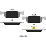 Ön Balata Clio Iv Yeni Tip BÜYÜK TİP 155MM