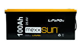 Mexxsun - İnges 25,6 Volt 100 Amper Lityum Akü - 2,56 kWh LifePo4 batarya - 24 volt