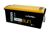 Mexxsun - İnges 25,6 Volt 100 Amper Lityum Akü - 2,56 kWh LifePo4 batarya - 24 volt