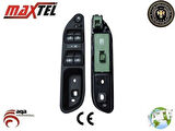 Maxtel 18205143 Cam Anahtarı Egea Sol 20 Fişli Ayna Ayarlı (Kasalı Yeşil Sok.) 287593143