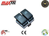 Maxtel 18206009 Cam Açma Kapama Anahtarı Surucu Tarafı Çiftli Transporter T5 T6 03-15 7E0959855A