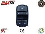 Maxtel 18207521 Cam Açma Anahtarı İkili Sol Ön Corsa D 13258521