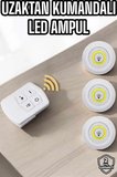 Mey İthalat Led Lamba 3'lü Uzaktan Kumandalı Yapışkanlı Beyaz Işık (Kopya)
